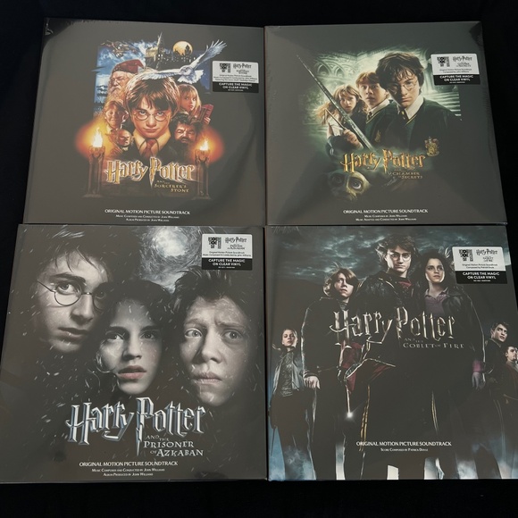 Bundle: 4 Harry Potter OST 2025 RSD Clear Vinyls New Sealed, Sorcerer's Stone - Picture 1 of 10